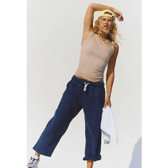 NWOT free people movement Double Point Tee Mineral Wash Tan - Size XS/S - Picture 4 of 7